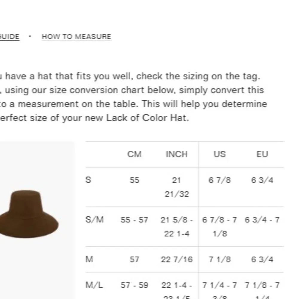 Lack Of Color Floral Wide Brim Bucket Hat in Cream and Orange - Picture 7 of 7